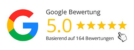 Google Bewertung 5.0 – Basierend auf 164 Bewertungen